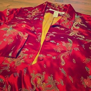 Unique Asian-Inspired Silk Jacket